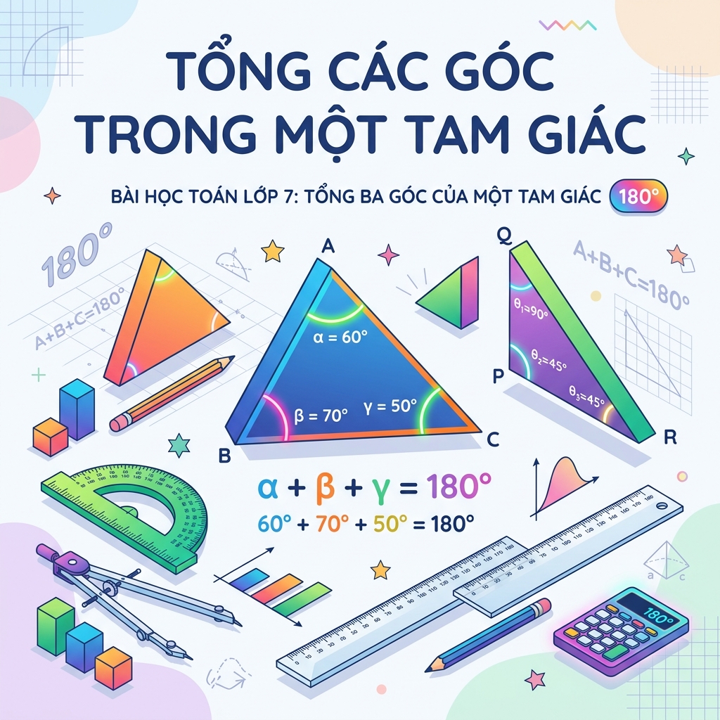 Bài 12: Tổng các góc trong một tam giác