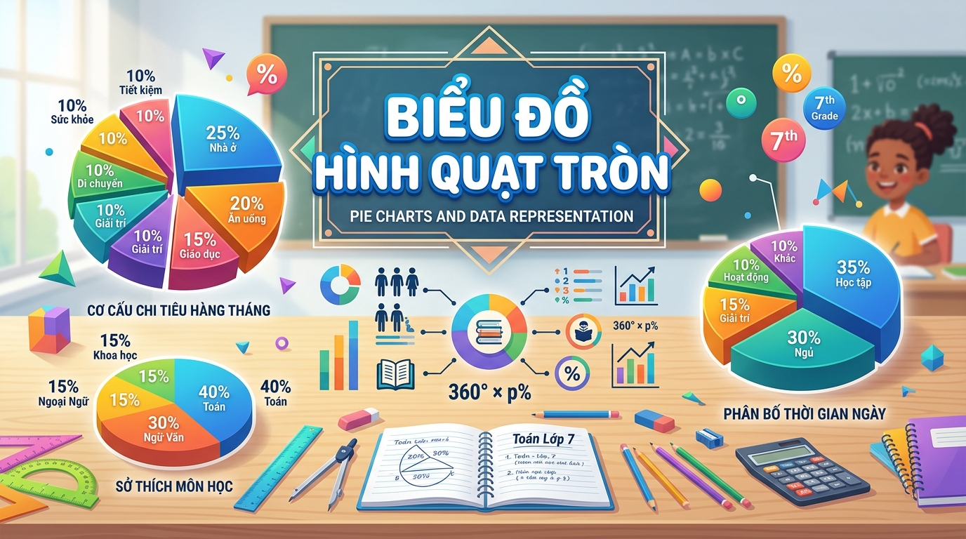 Bài 18: Biểu đồ hình quạt tròn