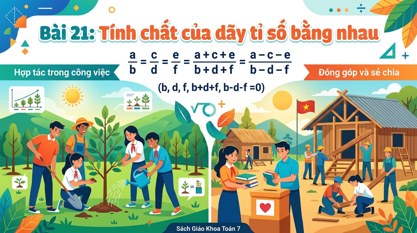 Bài 21: Tính chất của dãy tỉ số bằng nhau