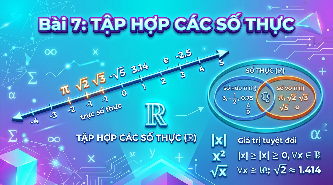 Bài 7: Tập hợp các số thực