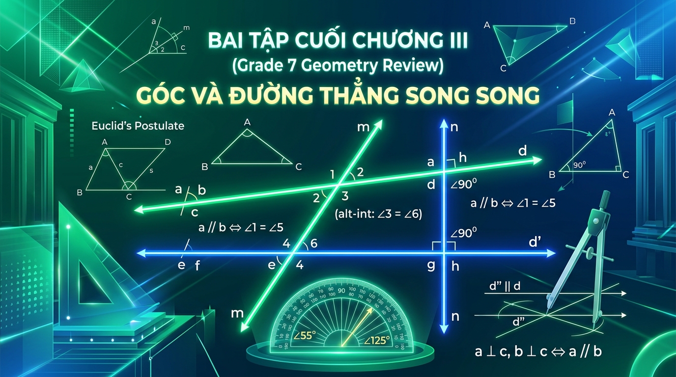 Bài tập cuối chương III