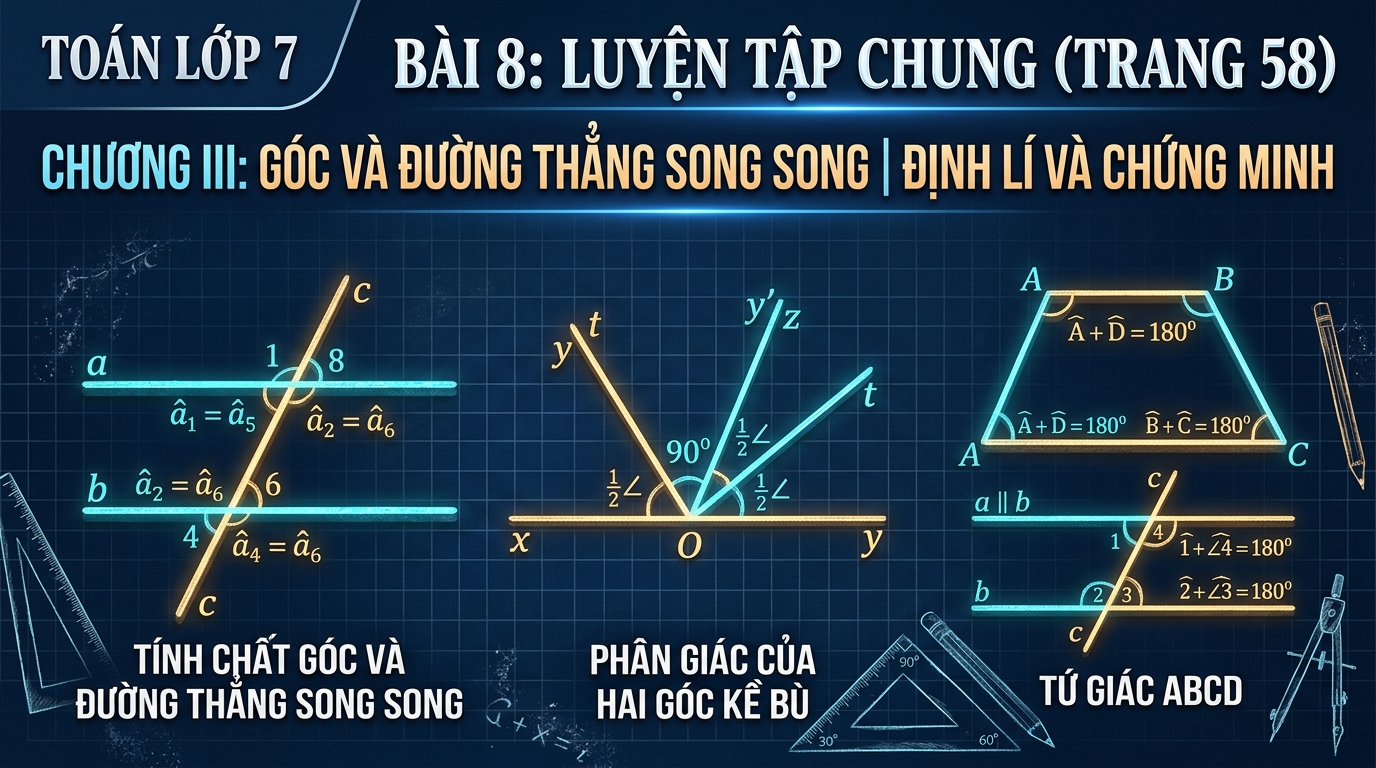 Luyện tập chung trang 58