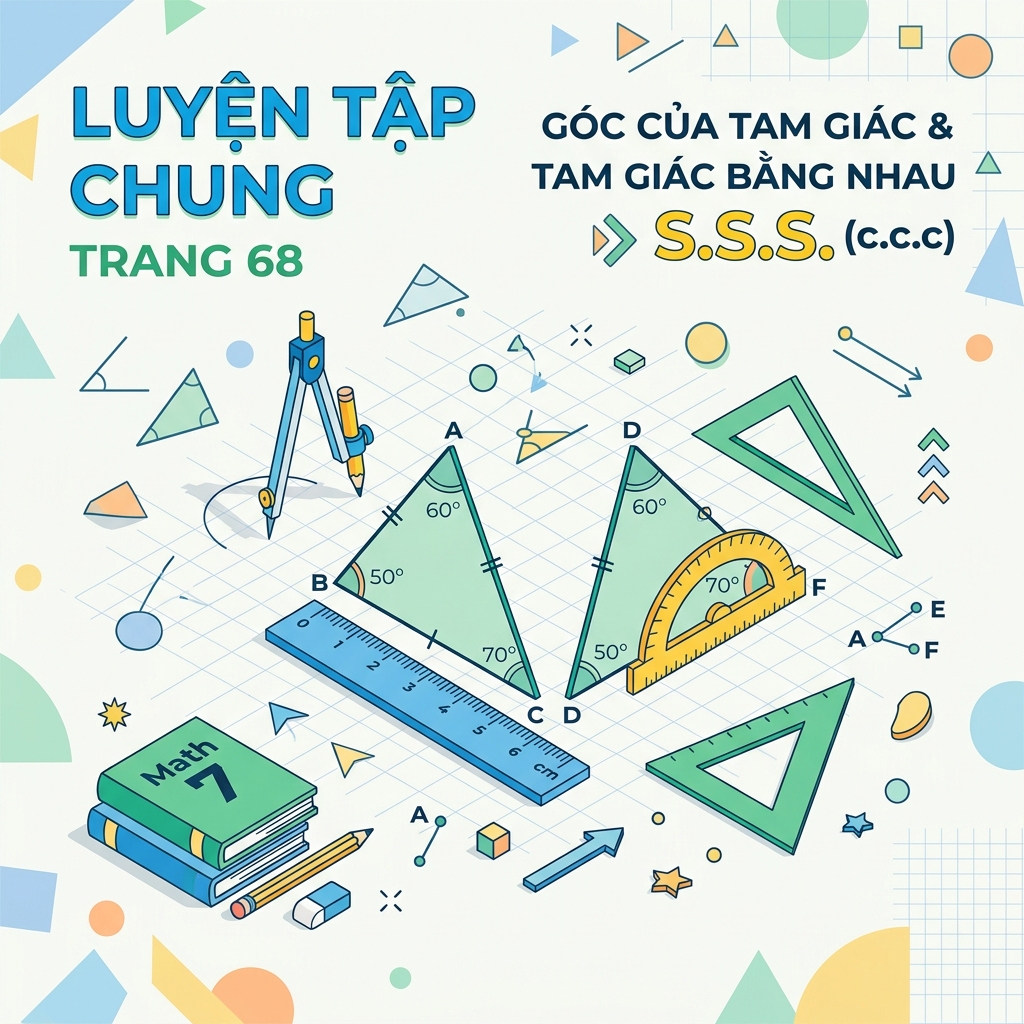 Luyện tập chung trang 68