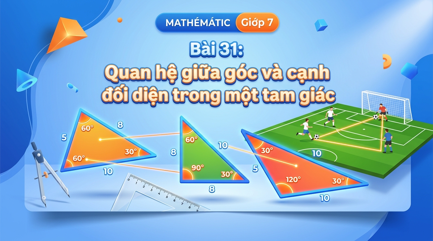 Bài 31: Quan hệ giữa góc và cạnh đối diện trong một tam giác