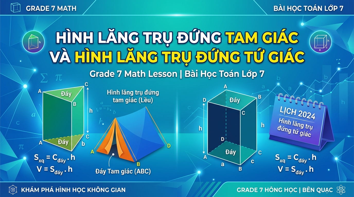 Bài 37: Hình lăng trụ đứng tam giác và hình lăng trụ đứng tứ giác