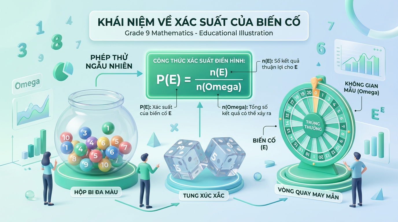 Xác suất của biến cố liên quan tới phép thử