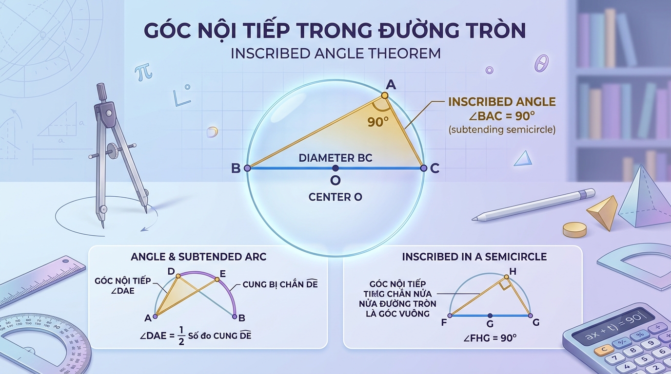 Góc nội tiếp trong đường tròn